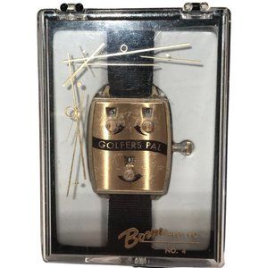 1960'S BORM ELGIN GOLD PLATED RETRO  NO 4 GOLFERS PAL SCORE KEEPER , WORKS GREAT